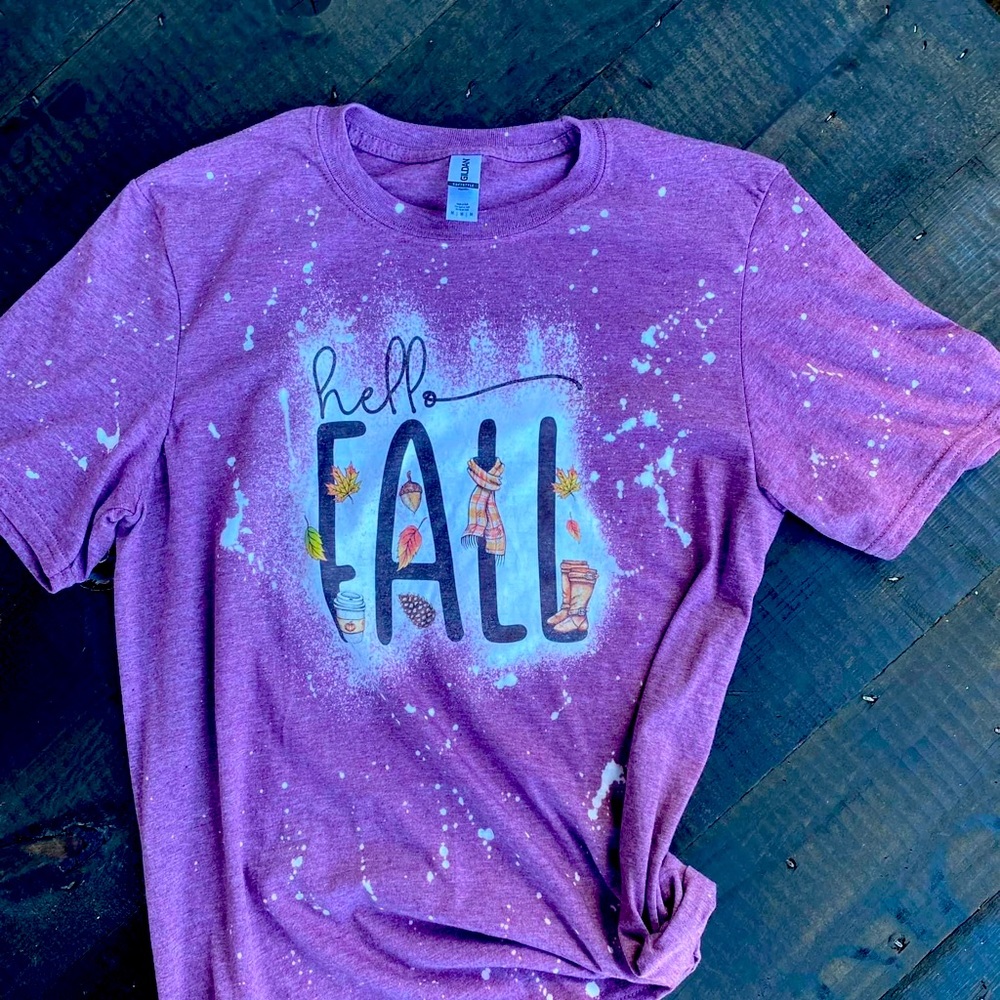 Hello fall tee